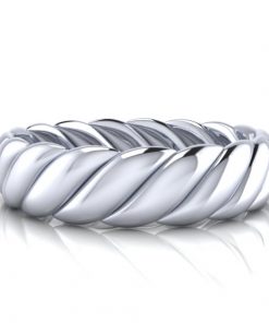 Alternative view of Man's Platinum Wedding Band #GTJ-MB-1011-w