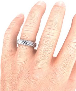 Man's Platinum Wedding Band #GTJ-MB-1011-w - Image 3