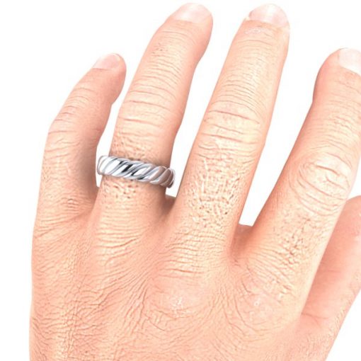 Man's Platinum Wedding Band #GTJ-MB-1011-w - Image 3