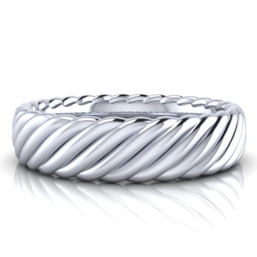 Man's Platinum Wedding Band #GTJ-MB-1012-w - Image 2
