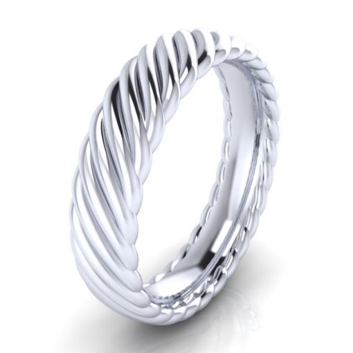 Man's Platinum Wedding Band #GTJ-MB-1012-w