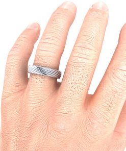 Man's Platinum Wedding Band #GTJ-MB-1012-w - Image 3