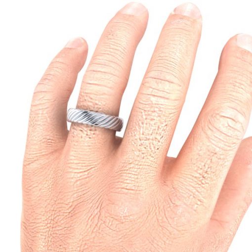 Man's Platinum Wedding Band #GTJ-MB-1012-w - Image 3