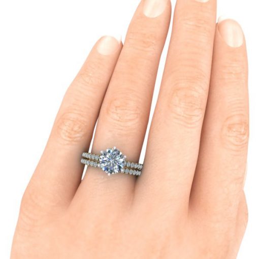 Matching Diamond Wedding Band #GTJ3799-round-dwb-y - Image 4