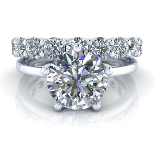 3.0mm Semi Eternity Band #GTJ3929-3.0mm-dwb-w