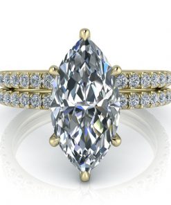 Marquise Cut Ring Setting #GTJ3805-marquise-fo-y - Image 7