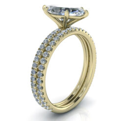 Marquise Cut Ring Setting #GTJ3805-marquise-fo-y | Gerry The Jeweler Marquise Cut Ring Setting #GTJ3805-marquise-fo-y - Image 9
