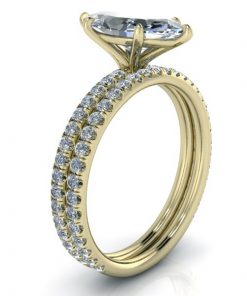 Marquise Cut Ring Setting #GTJ3805-marquise-fo-y - Image 9