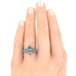 Marquise Cut Ring Setting #GTJ3805-marquise-fo-y | Gerry The Jeweler Marquise Cut Ring Setting #GTJ3805-marquise-fo-y - Image 10