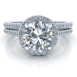 Image of Matching Diamond Wedding Band #GTJ3697-round-dwb-w