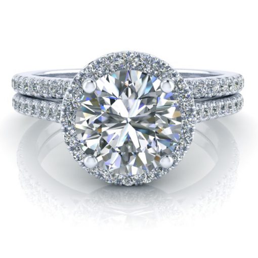 Image of Matching Diamond Wedding Band #GTJ3697-round-dwb-w