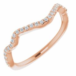 GTJ1159 round dwb 6.5mm rose gold 1 | Gerry The Jeweler