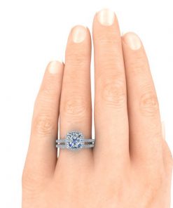 Matching Diamond Wedding Band #GTJ3942-cushion-dwb-14kw | Gerry The Jeweler Matching Diamond Wedding Band #GTJ3942-cushion-dwb-14kw - Image 3