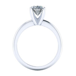 Oval Moissanite Solitaire Engagement #GTJ3885-oval-fo-w-cstm-CM | Gerry The Jeweler Oval Moissanite Solitaire Engagement #GTJ3885-oval-fo-w-cstm-CM - Image 3