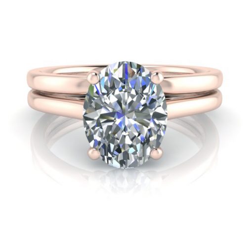 Match Wedding Ring #GTJ3864-oval-pwb-r