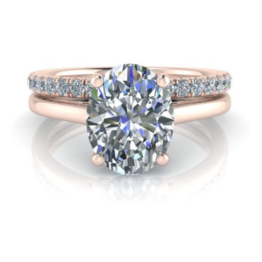 Match Eternity Ring #GTJ3864-oval-semi-eter-r