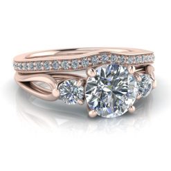 GTJ1066 round r set dwb 2 | Gerry The Jeweler