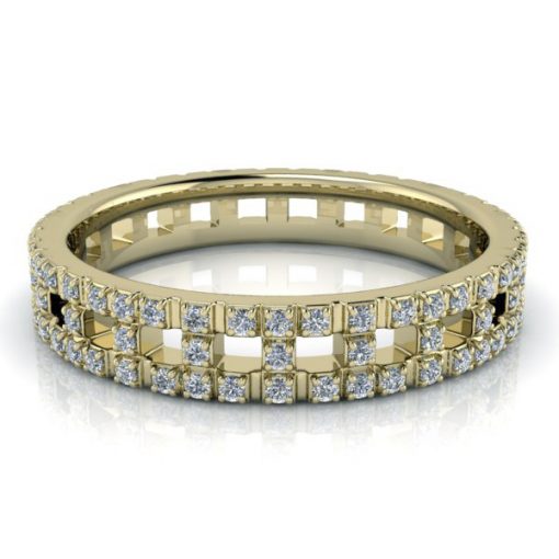 Custom Wedding Band Design #GTJ3952-dwb-y