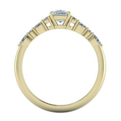 Elongated Cushion Cut Moissanite Ring #GTJ3953-cushion-fo-18y | Gerry The Jeweler GTJ3953 cushion y 7x5mm 4 | Gerry The Jeweler