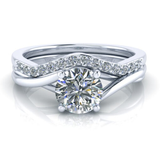 Matching Contour Diamond Wedding Ring #GTJ3800-round-dwb-v2-w