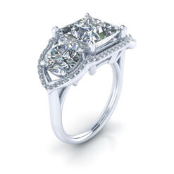 GTJ992 square 8mm round 6.5mm w 2 | Gerry The Jeweler