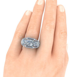 GTJ992 square 8mm round 6.5mm w hand 2 | Gerry The Jeweler