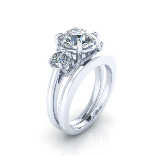 Platinum Matching Wedding Band #GTJ3734-pwb-plat - Image 2