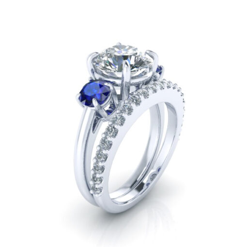 Platinum Matching Diamond Band #GTJ3734-dwb-plat - Image 2