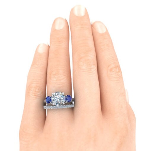 Platinum Matching Diamond Band #GTJ3734-dwb-plat - Image 3