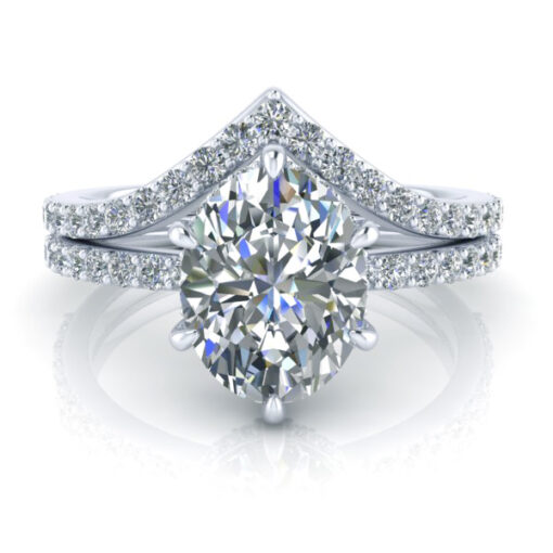 Platinum Contour Diamond Band #GTJ3959-dwb-plat