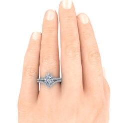 GTJ3959 set oval w 9x7mm hand 1 | Gerry The Jeweler