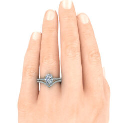 GTJ3959 set oval y 9x7mm hand 1 | Gerry The Jeweler