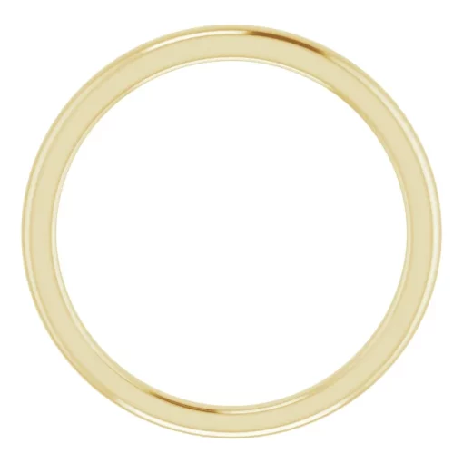 14k Yellow Gold Matching Wedding Band #GTJ937-heart-pwb-14ky - Image 4