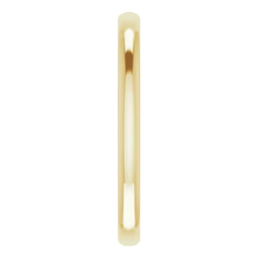 14k Yellow Gold Matching Wedding Band #GTJ937-heart-pwb-14ky - Image 3