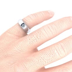 GTJ MB 1016 round 4mm Size 7 hand 3 | Gerry The Jeweler