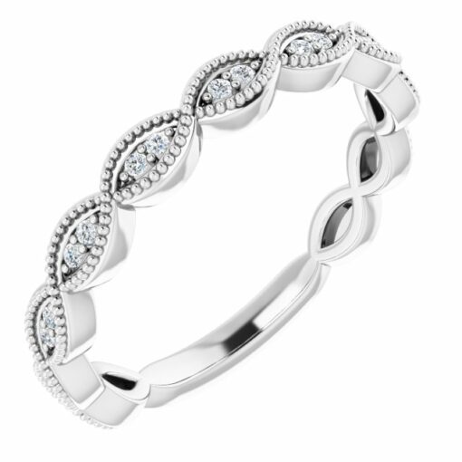 Matching Vintage Wedding Band #GTJ2012-cushion-fo-14kw-lg-dwb