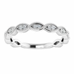 GTJ2012 cushion 7x7mm white gold platinum dwb 3 | Gerry The Jeweler