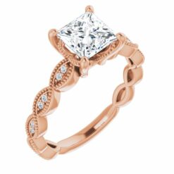GTJ2012 princess 6x6mm rose gold 1 | Gerry The Jeweler