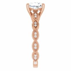 GTJ2012 princess 6x6mm rose gold 4 | Gerry The Jeweler