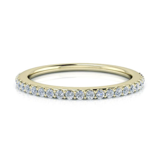 Matching Eternity Band in 14k Yellow Gold #GTJ3786-oval-eter-dwb-lg-14ky - Image 2