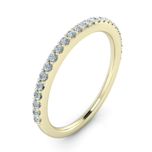 Matching Semi Eternity Band in 14k Yellow Gold #GTJ3786-oval-dwb-lg-14ky