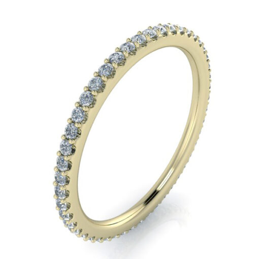 Matching Eternity Band in 14k Yellow Gold #GTJ3786-oval-eter-dwb-lg-14ky