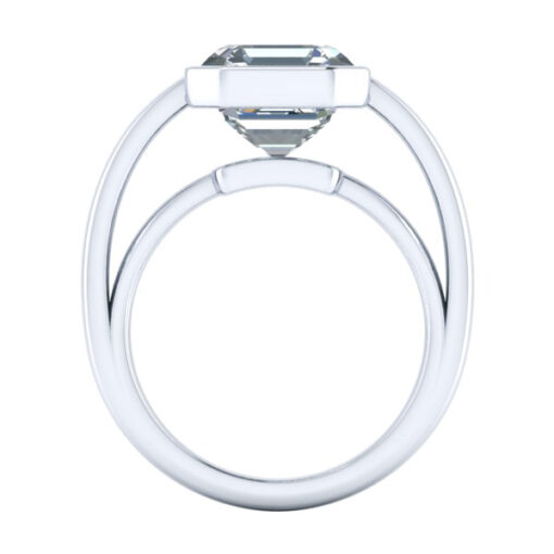 Reserved - Bridal Set #GTJ1056-asscher-fo-set-14wy - Image 3