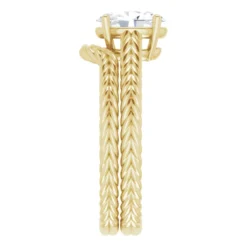 GTJ1263 oval y bridal set 4 | Gerry The Jeweler