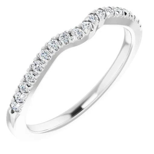 Matching Diamond Wedding Band #GTJ1301-marquise-dwb-14kw