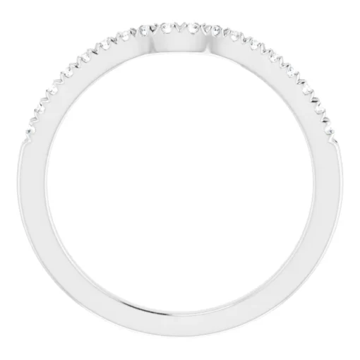 Matching Diamond Wedding Band #GTJ1301-marquise-dwb-14kw - Image 2