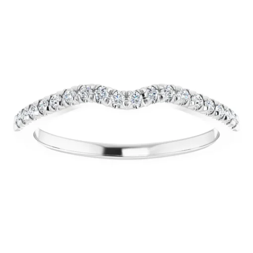 Matching Diamond Wedding Band #GTJ1301-marquise-dwb-14kw - Image 5