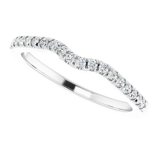 Matching Diamond Wedding Band #GTJ1301-marquise-dwb-14kw - Image 4