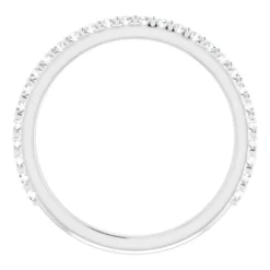 Alternative view of Matching Diamond Wedding Ring #GTJ1383-cushion-lgdwb-14kw
