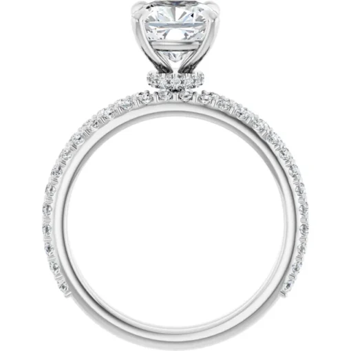 Matching Diamond Wedding Ring #GTJ1383-cushion-lgdwb-14kw - Image 7